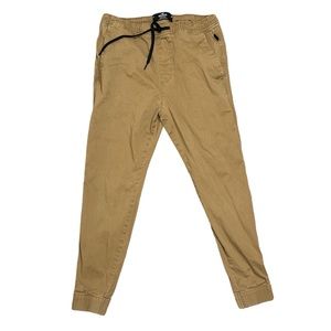 Hollister. Medium, tan skinny jogger